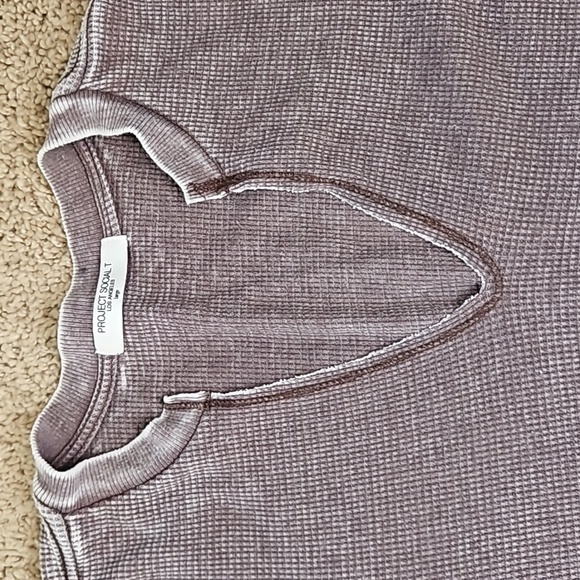 Project Social T long sleeve gray T shirt, size L - Picture 2 of 8